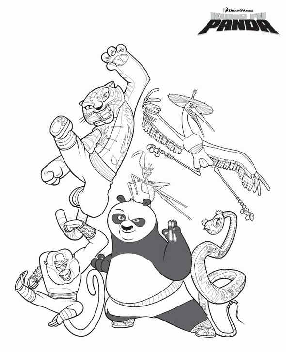 Kung fu panda Dibujos