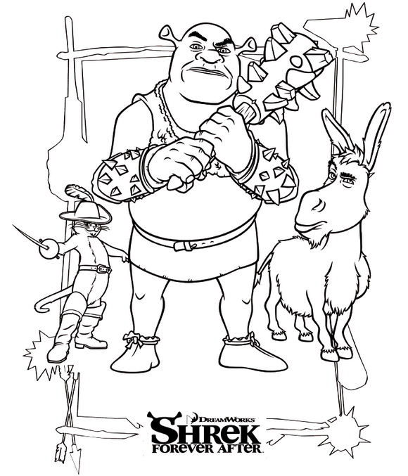 Shrek 4 Dibujos